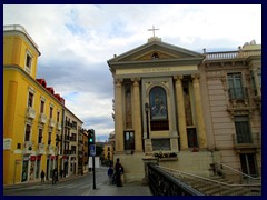 Murcia City Centre South part -  Avenida de Canalejas and Shrine of Our Lady of Hazards.